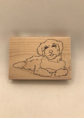 collage Stamp Happy Puppy