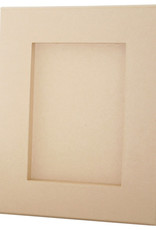 Papier Mache Paper Mache Rectangular Picture Frame 9.4 x 7.4