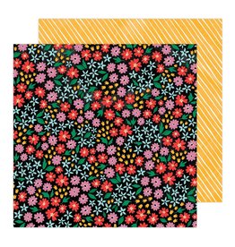 Amy Tangerine 12 x 12 Decorative Paper Full Bloom