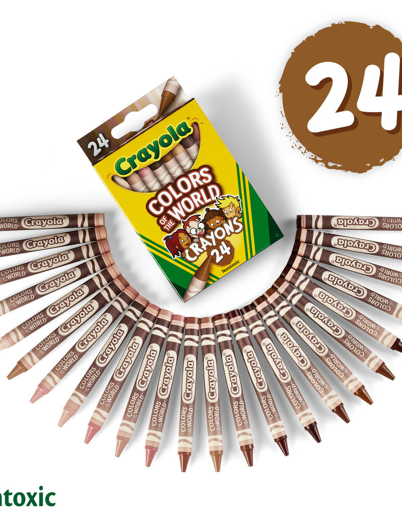 Crayola Colors of the World Crayons 24 Count