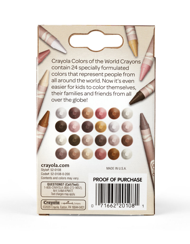 Crayola Colors of the World Crayons 24 Count