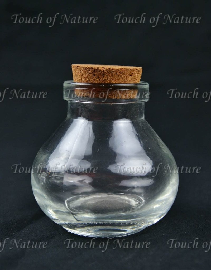 Touch of Nature Mini Glass Wide Mouth Bottle 3 Inch