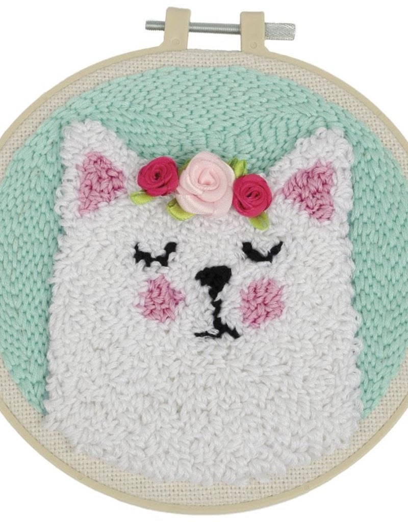 Fabric Editions Punch Needle Kit Cat