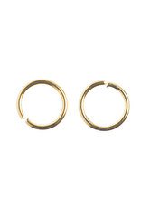 Jump Ring Round 6mm Gold
