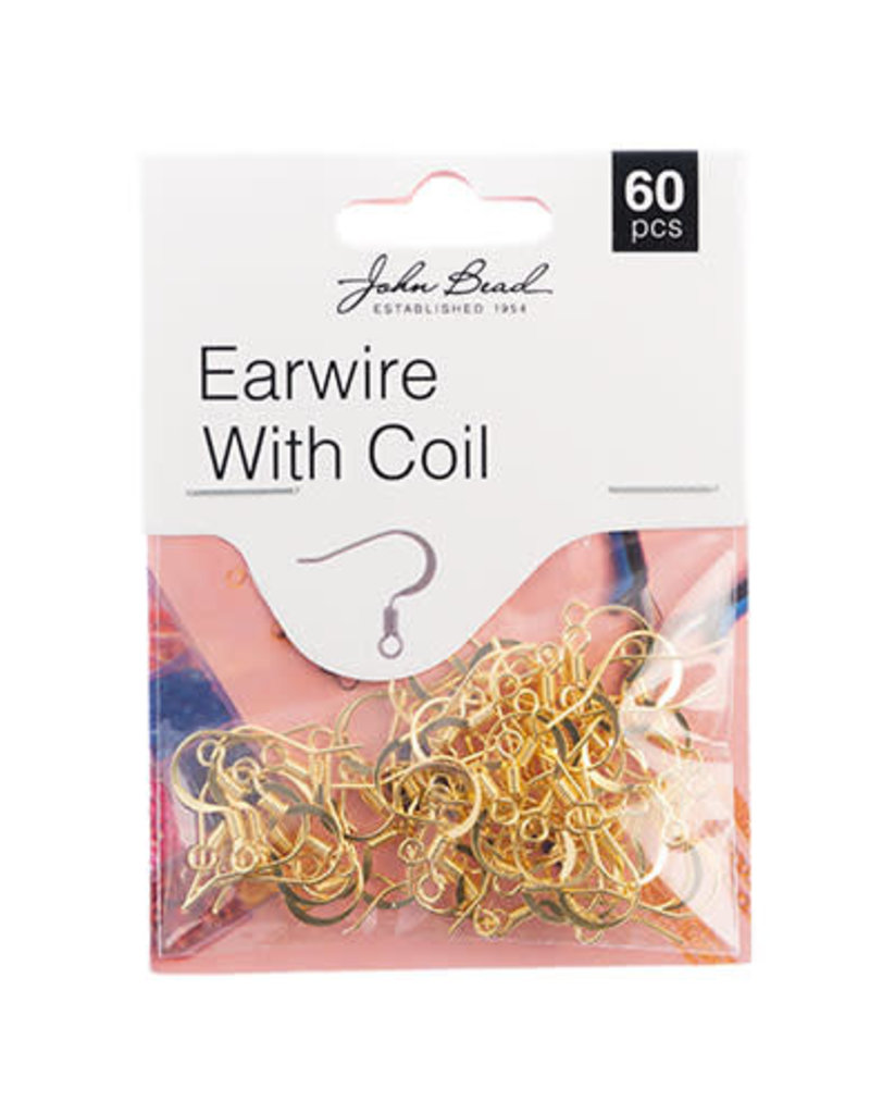 Earwire with Coil Gold