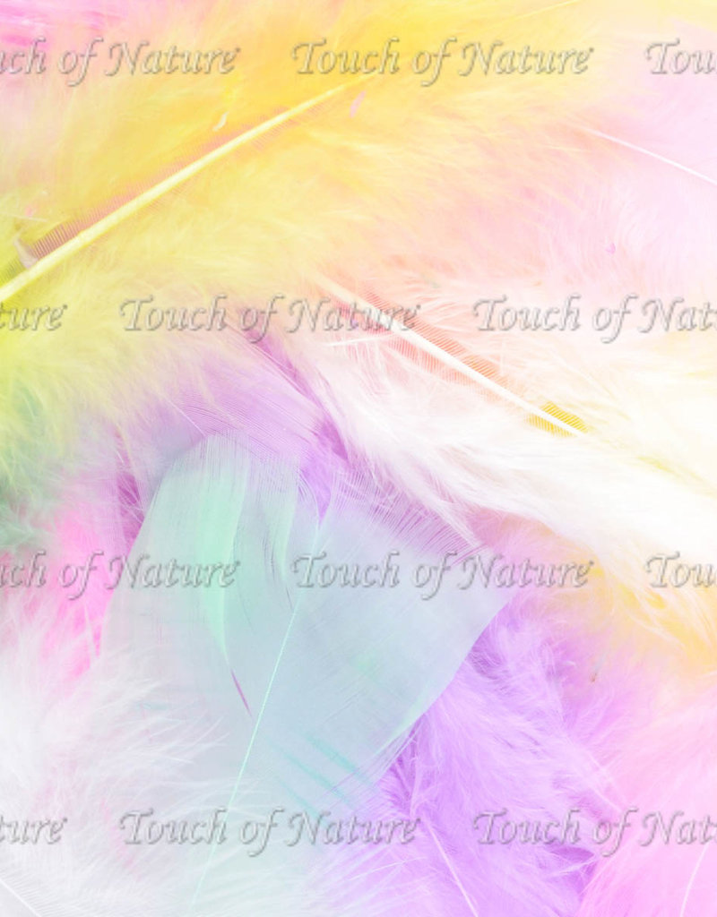 Touch of Nature Feathers Turkey Flats 14 Gram Pastel Mix