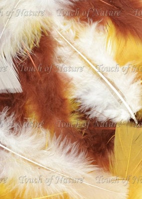 Touch of Nature Feathers Fluffy Turkey Flats 14 Gram Earth Mix