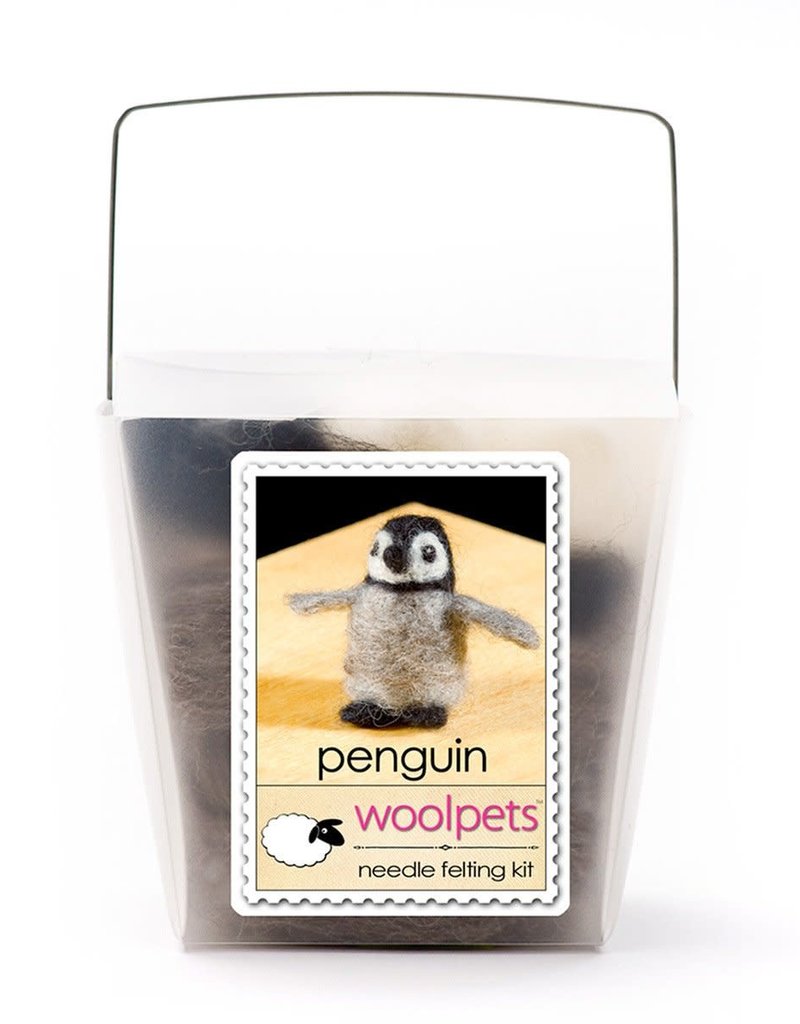 Woolpets Needle Felting Kit Penguin
