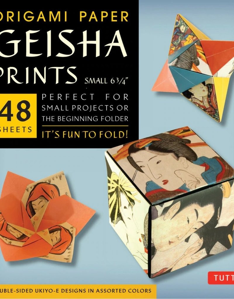 Tuttle Publishing Origami Paper Geisha Prints