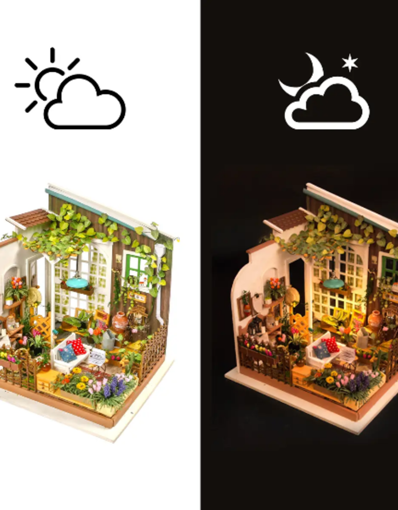 Hands Craft Miniature Dollhouse Kit Miller's Garden
