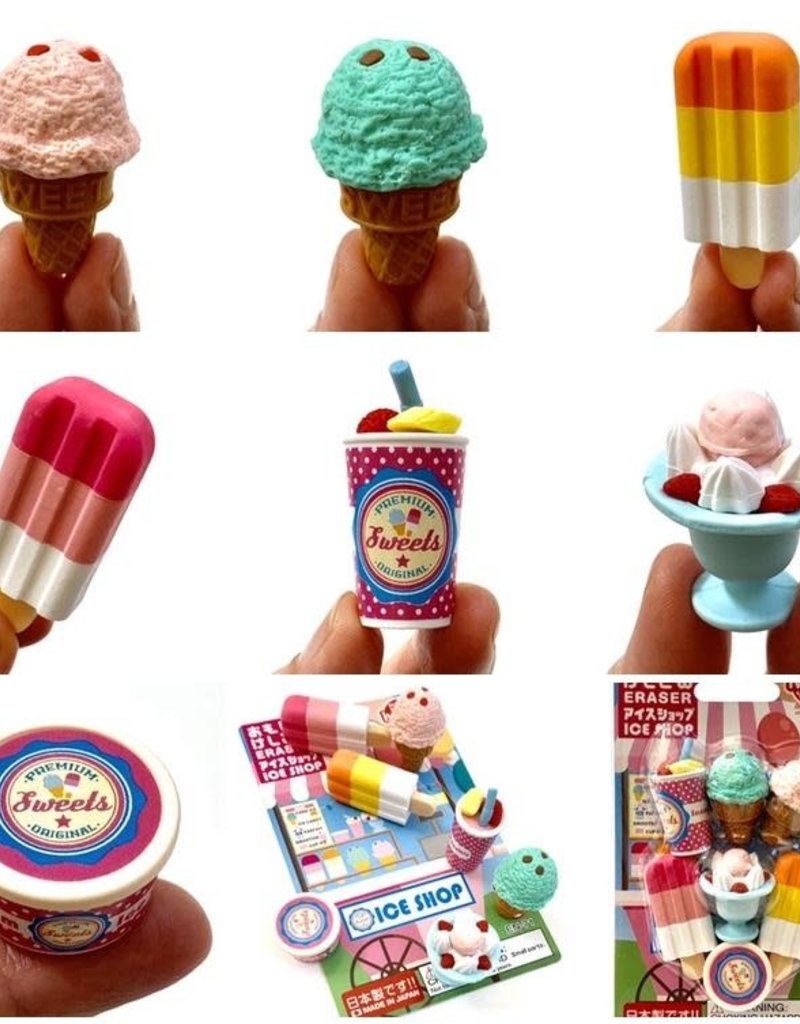Ice Cream Eraser Set