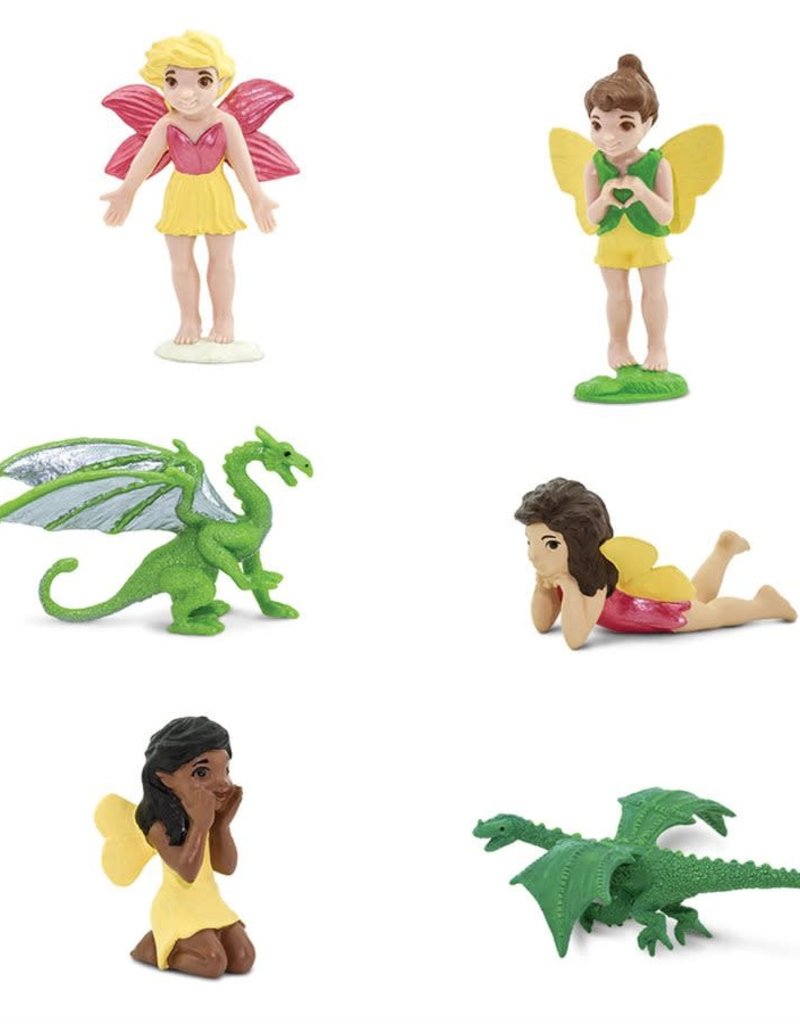 Safari Dragons & Fairies Figurine Set