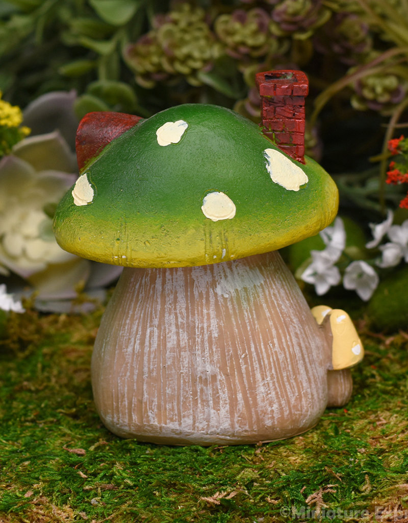Touch of Nature Light Up Mushroom House 4.5 Inch