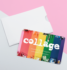 collage $25 Physical Gift Card