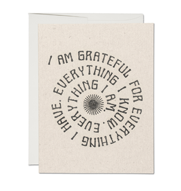 Red Cap Cards Card Grateful for Everything