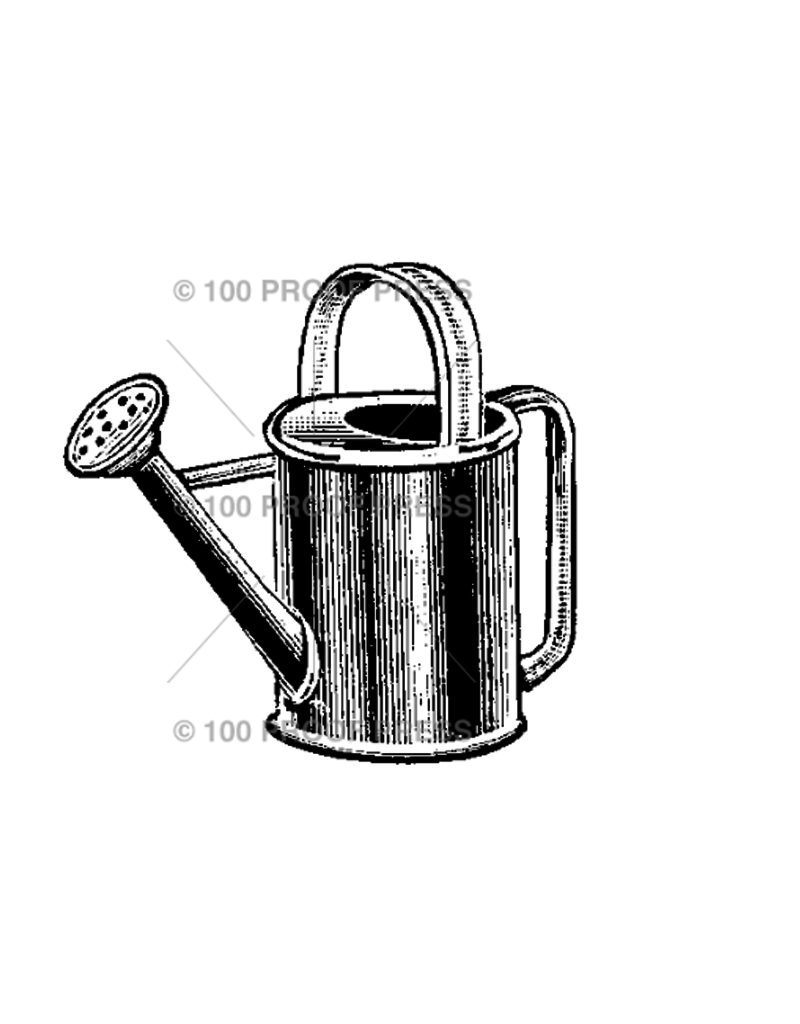 100 Proof Press Stamp Watering Can