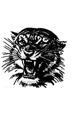 100 Proof Press Stamp Tiger Head