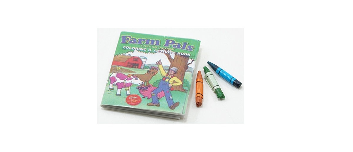 Download Miniature Coloring Book Crayons Collage