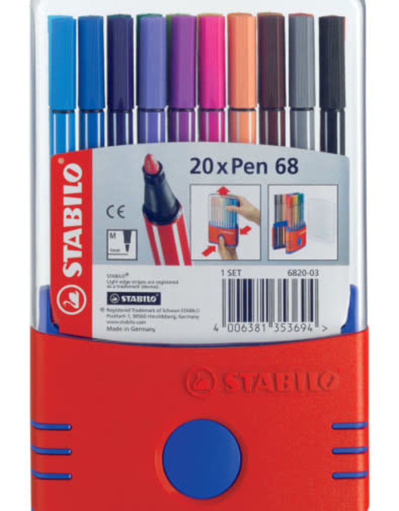 magnifiek Terugbetaling evalueren Stabilo Pen 68 Color Parade Set - collage