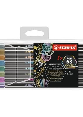 Stabilo Stabilo Pen 68 Metallic 8 Color Set