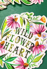 Katie Daisy Sticker Wildflower Heart