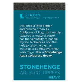 Legion Paper Mini Paper Pad Stonehenge Aqua Coldpress Heavy