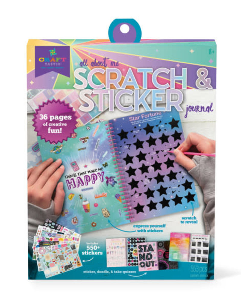 Ann Williams Craft-tastic Scratch & Sticker Journal Kit