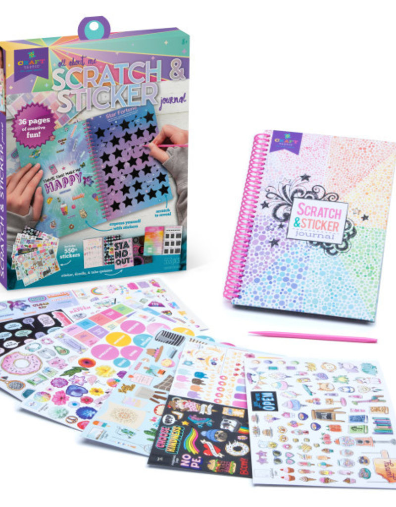 Ann Williams Craft-tastic Scratch & Sticker Journal Kit