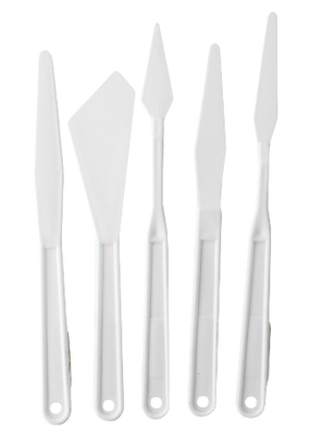 Pro Art Palette Knife Set Plastic 5pc