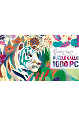 DJECO 1000 Piece Gallery Puzzle & Poster Rainbow Tigers