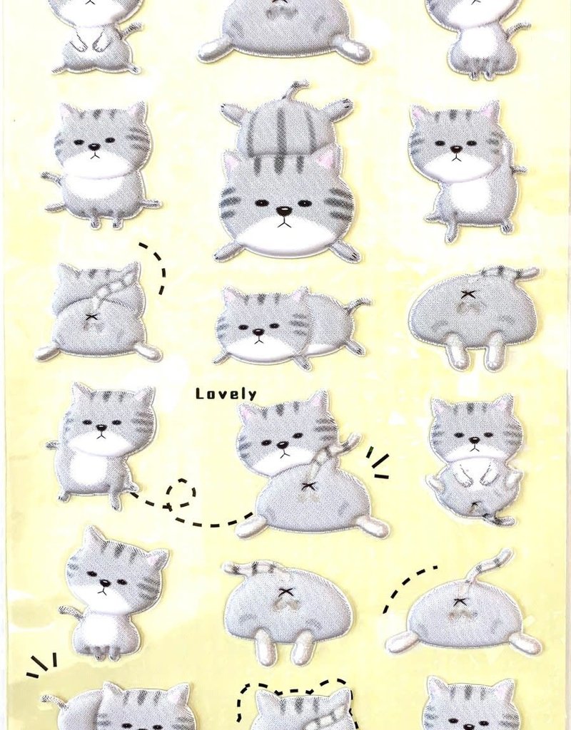 Stickers Puffy Cat
