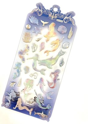 Stickers Mermaid Crystal Gel