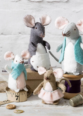 Corinne Lapierre Limited Felt Craft Mini Kit Mouse Family