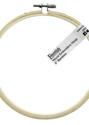 Leisure Arts Bamboo Embroidery Hoop 6"