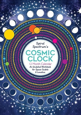 Spiral Spectrum Cosmic Clock Undated 12 Month Astrology Calendar