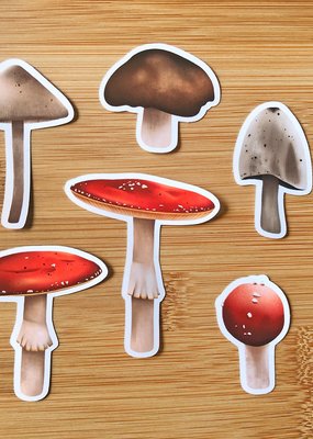 RachIllustrate Mushroom Sticker Pack