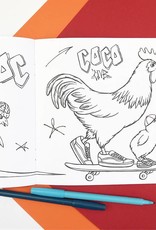 Amelie Legault Coloring Book The Fashionable Hens