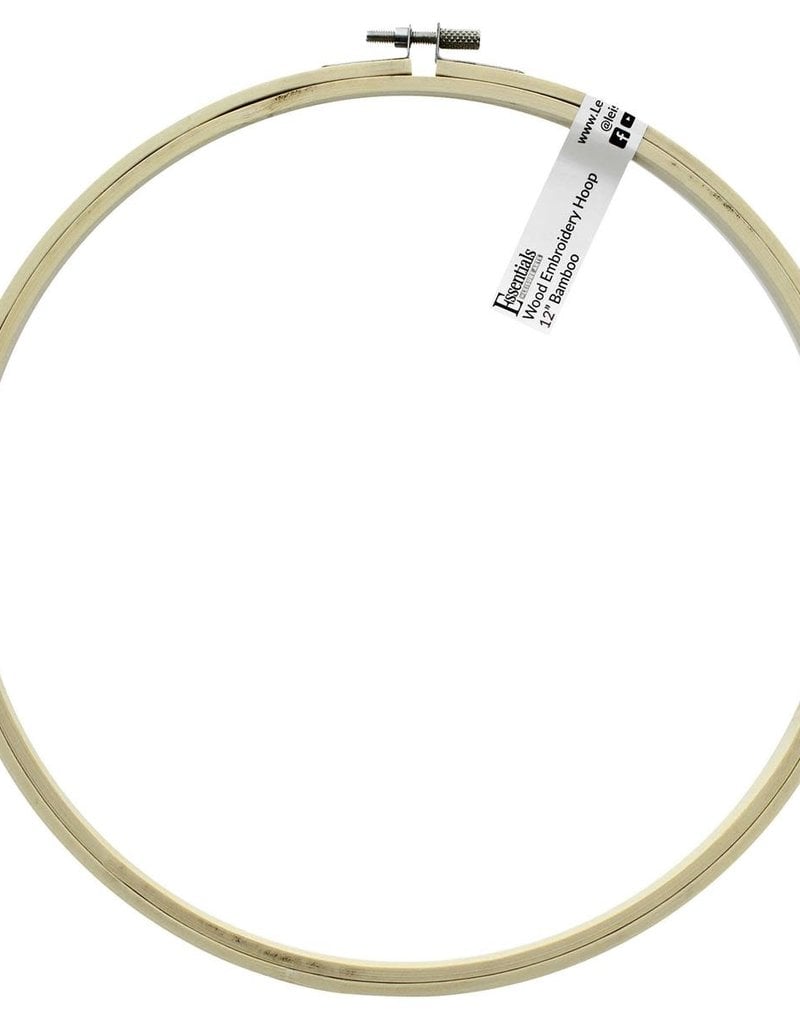 Leisure Arts Bamboo Embroidery Hoop 12 Inch