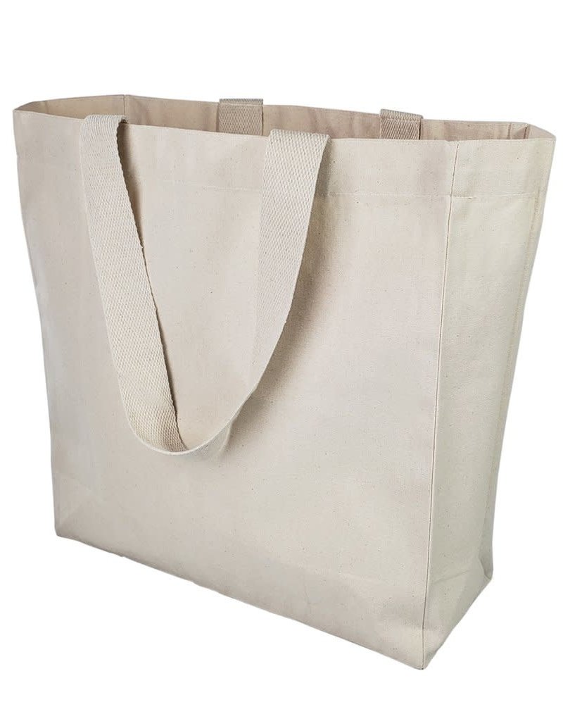 ToteBagFactory Canvas Shopper Tote Bag