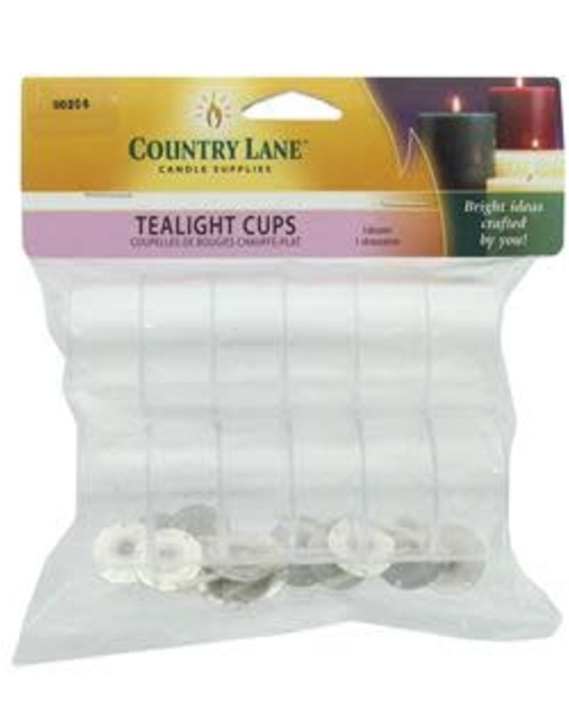 Country Lane Candle Making Kit Plastic Tealight Cups