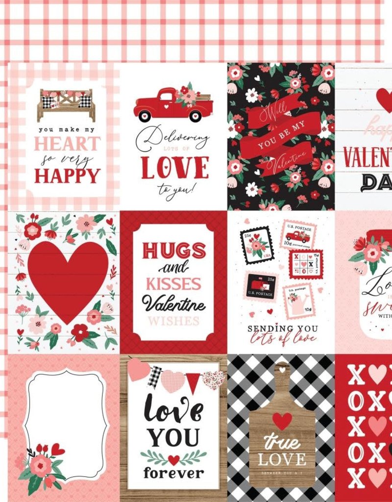 Echo Park Paper Co. 12 x 12 Decorative Paper Valentine Cards