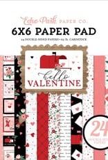 Echo Park Paper Co. 6 x 6 Decorative Paper Pad Hello Valentine