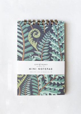 Root & Branch Paper Co. Mini Spiral Notepad Forest Fern