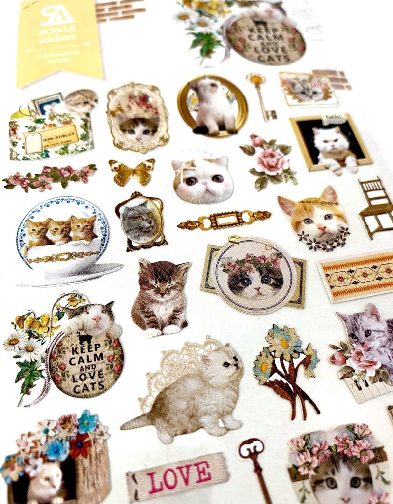 Stickers Lovely Cats