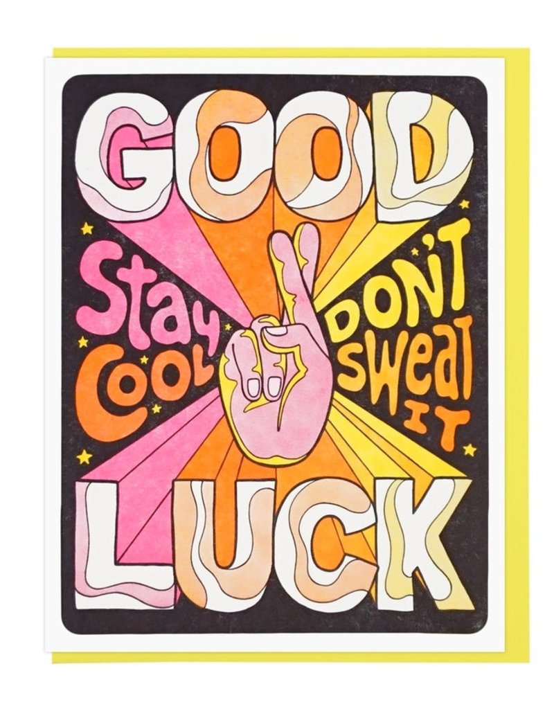 Lucky Horse Press Card Good Luck, Stay Cool