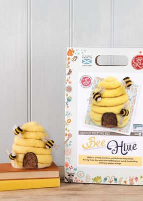 The Crafty Kit Company Bee Hive Needle Felting Kit