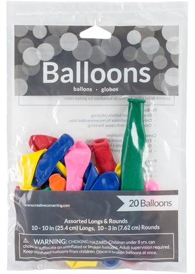 Creative Converting Balloons Long & Round Assortment