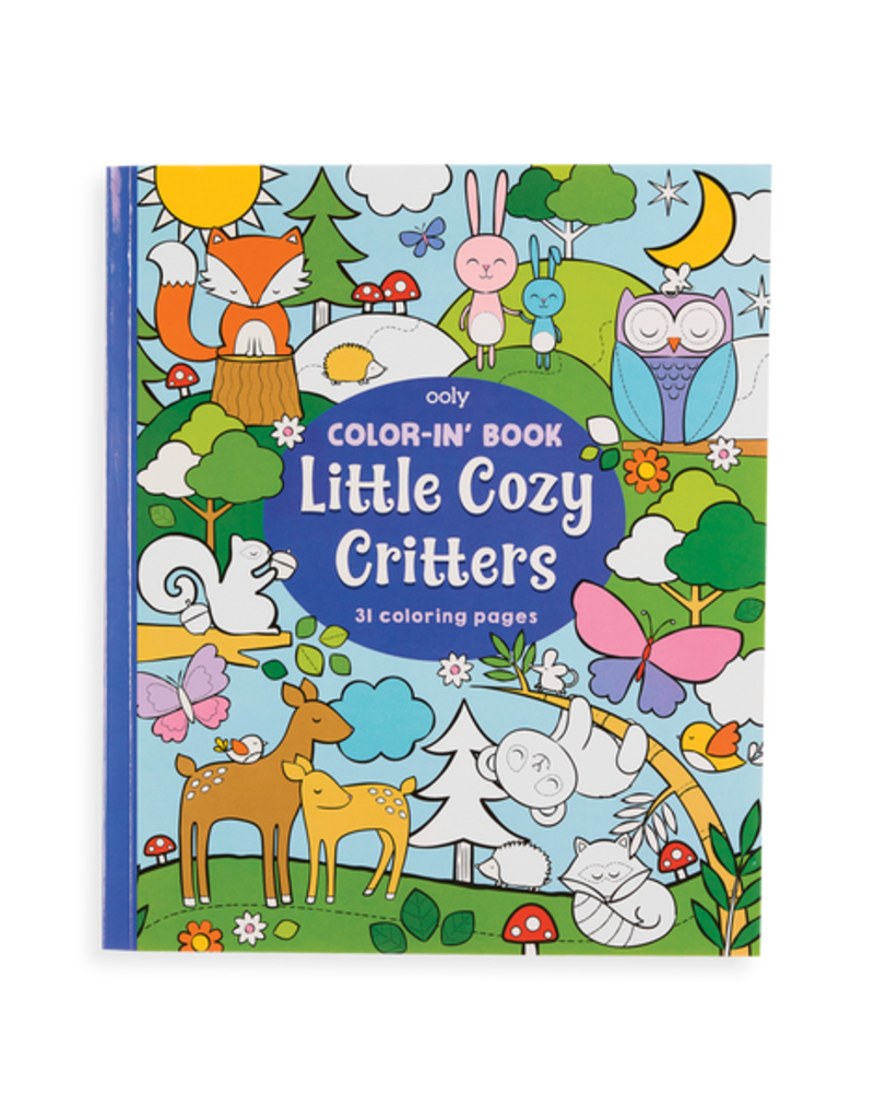 Ooly Color-In Book Little Cozy Critters