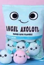 Hanmolf Official Snack Pillow Kawaii Axolotl Blue