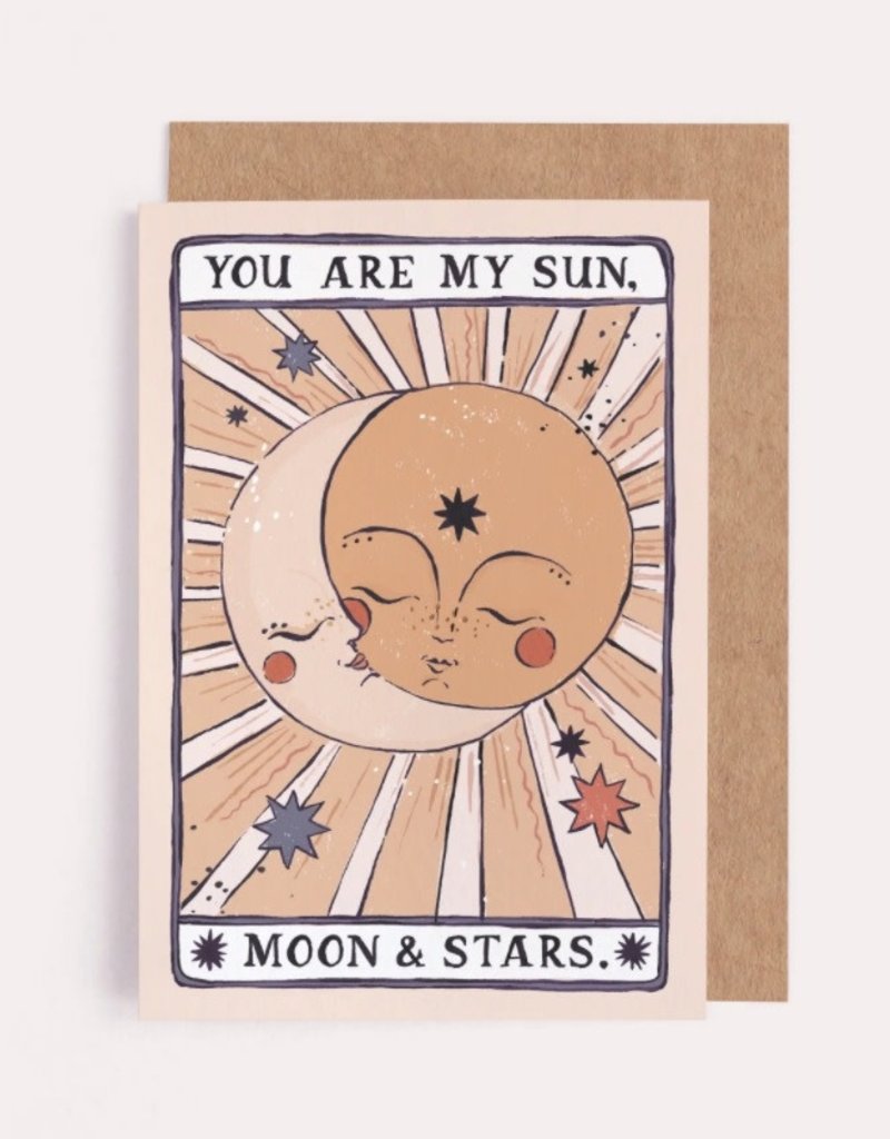 Sister Paper Co. Card Sun, Moon & Stars